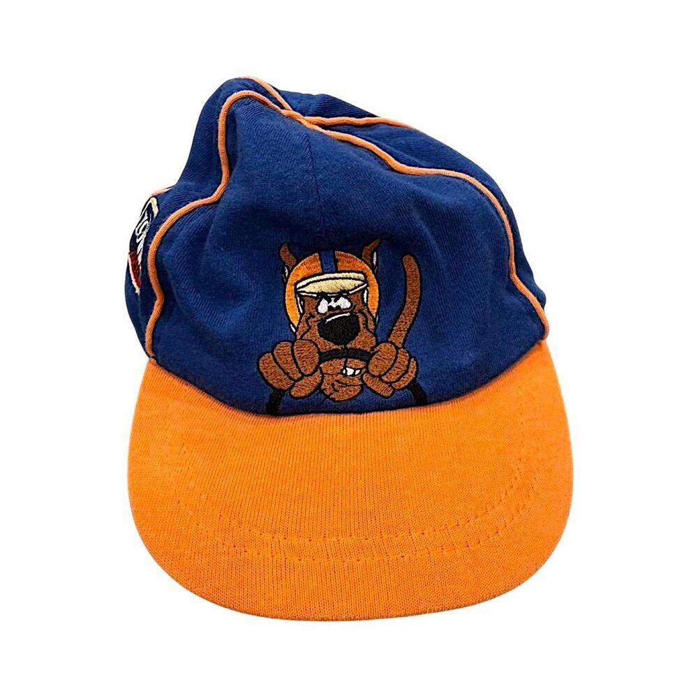 Vintage Scooby-Doo blue & orange snapback hat Warner Bros